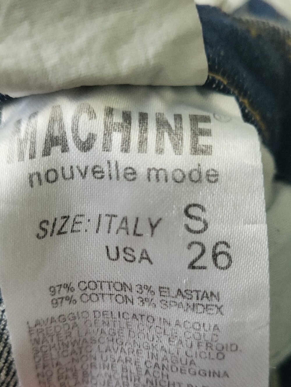 Machine Distressed Denim Overalls - Blue - Picture 3 of 5